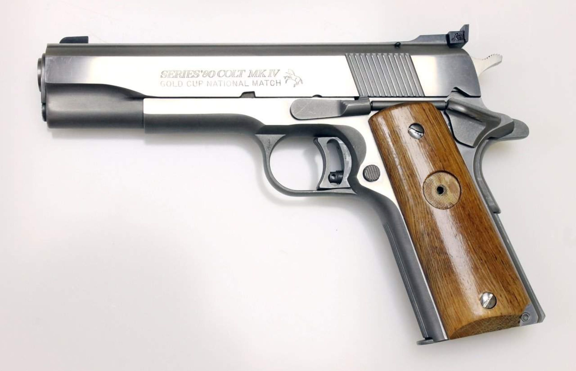 Selbstladepistole Colt, Modell: 1911 - Series 80 - MK IV - Gold Cup National Match Cal. .45 ACP, S/ - Bild 3 aus 6