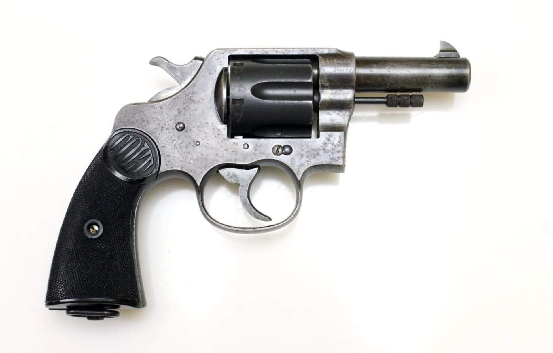 Revolver Colt, Modell: New Service Cal. .455 Eley, S/N: 101702, Lauf spiegelblank, Lauflänge: 3,25",