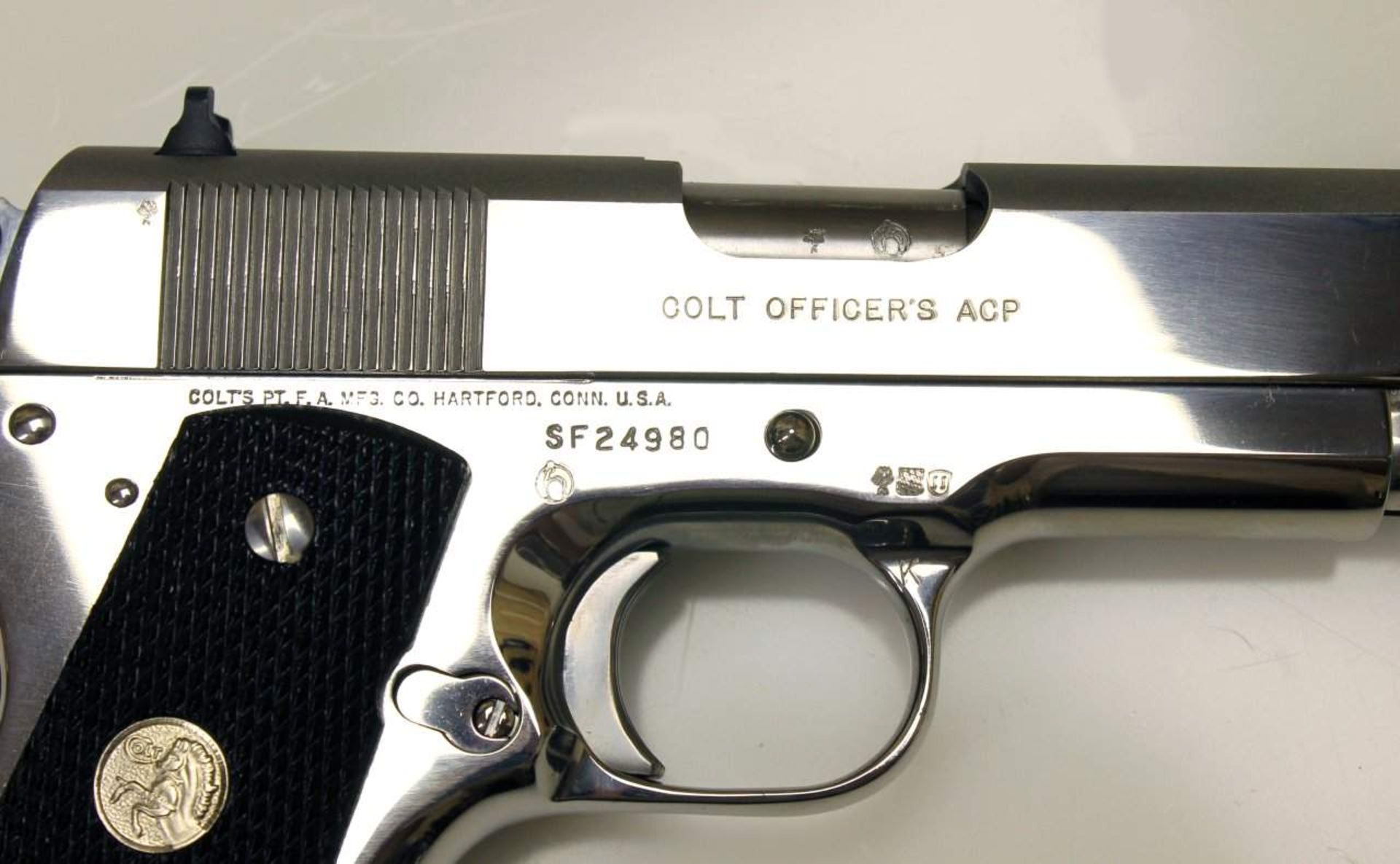 Selbstladepistole Colt, Modell: 1911 - Series 80 - MK IV - Officers ACP Cal. .45 ACP, S/N: - Bild 6 aus 6