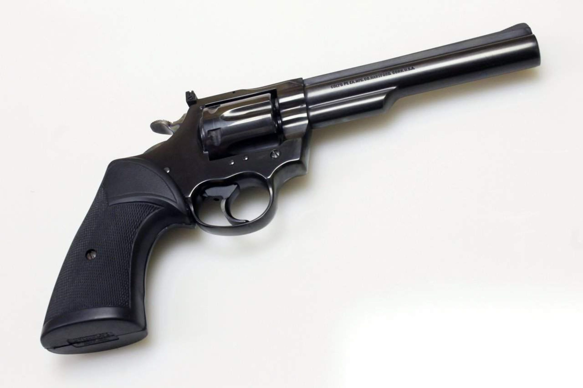 Revolver Colt, Modell: Trooper MK III Cal. .22lr., S/N: Y27284, Lauf spiegelblank, Lauflänge: 6", - Bild 2 aus 5