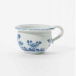 A Chinese blue and white chamber pot Qianlong period (1736-1795) The circular pot decorated with