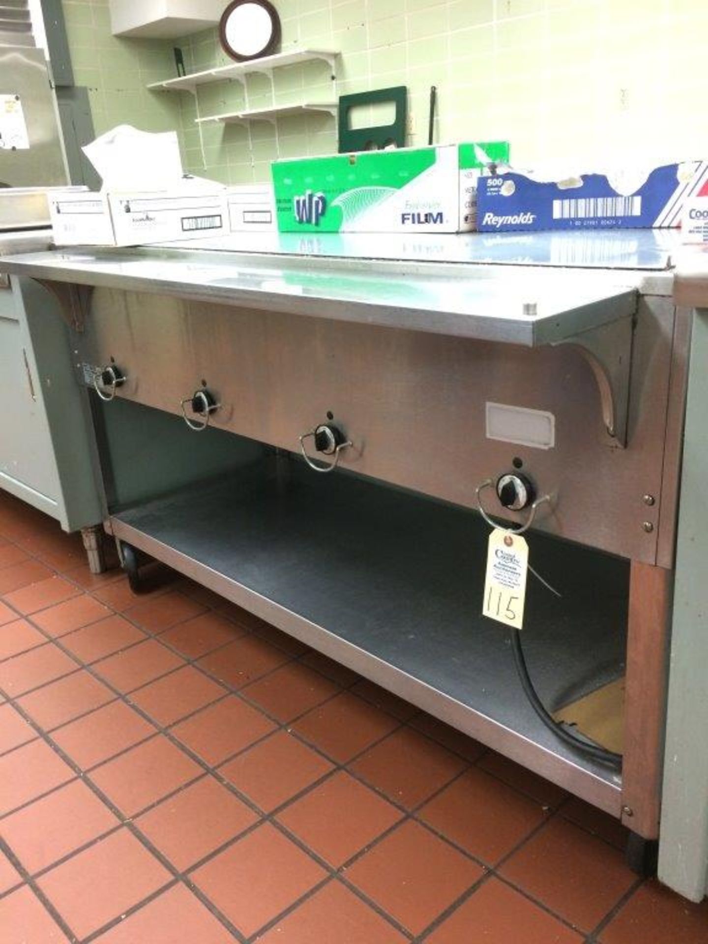 Stainless Steel Serving Station -5ft