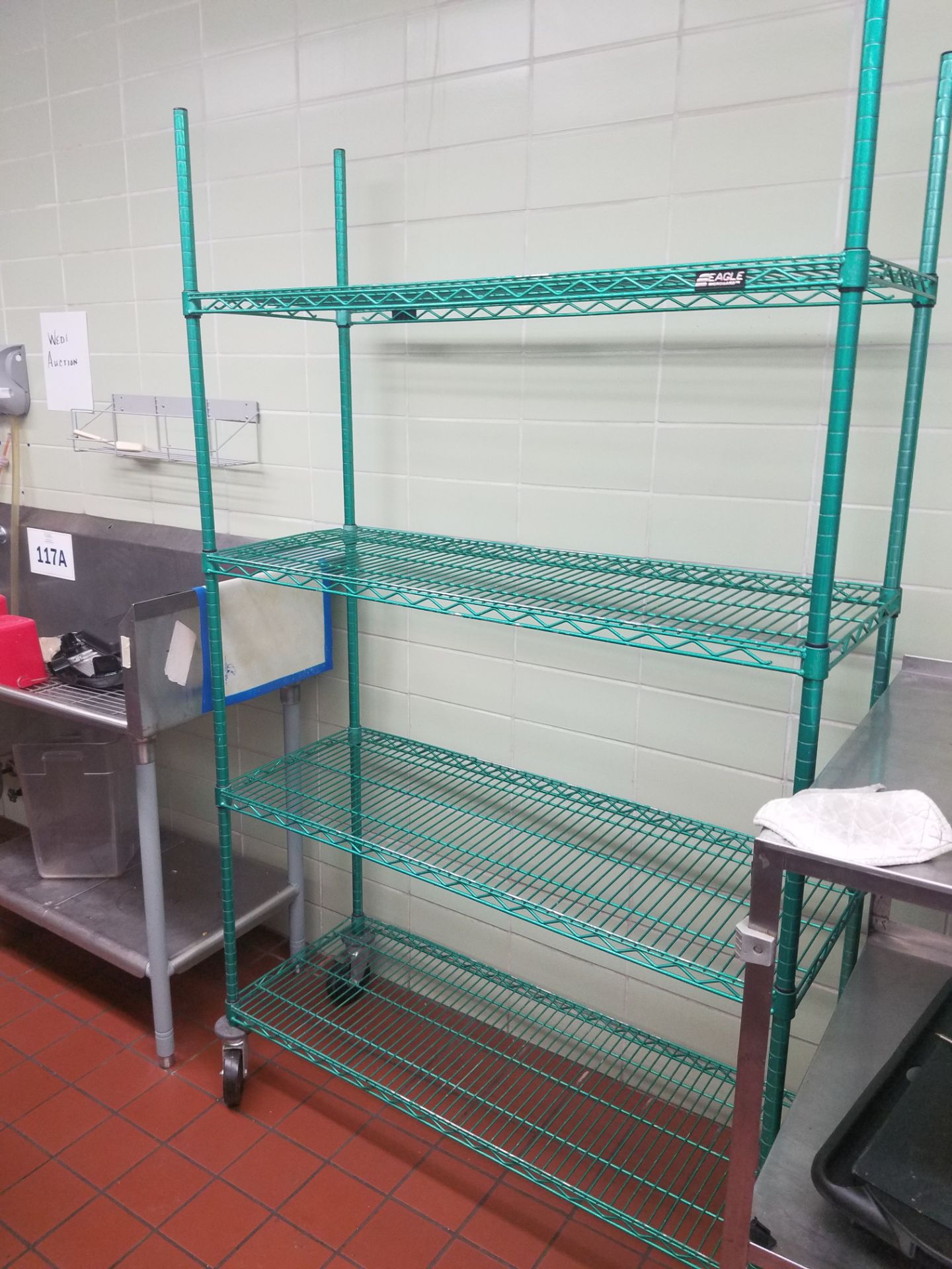 Eagle wire 4 tiered shelving unit