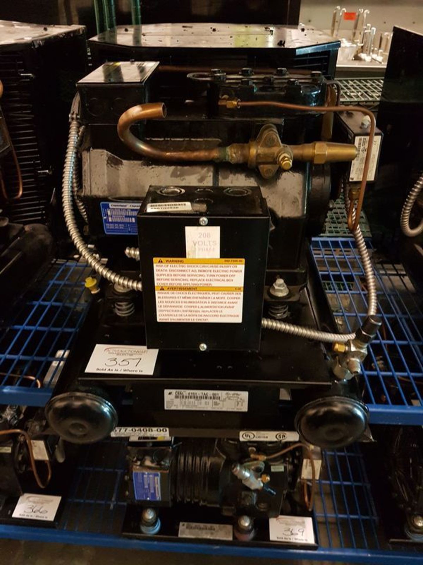 Copeland C8AL-1051-TAC-001 - Low Temp Condenser Freezer Unit - Used 3 months then put into storage