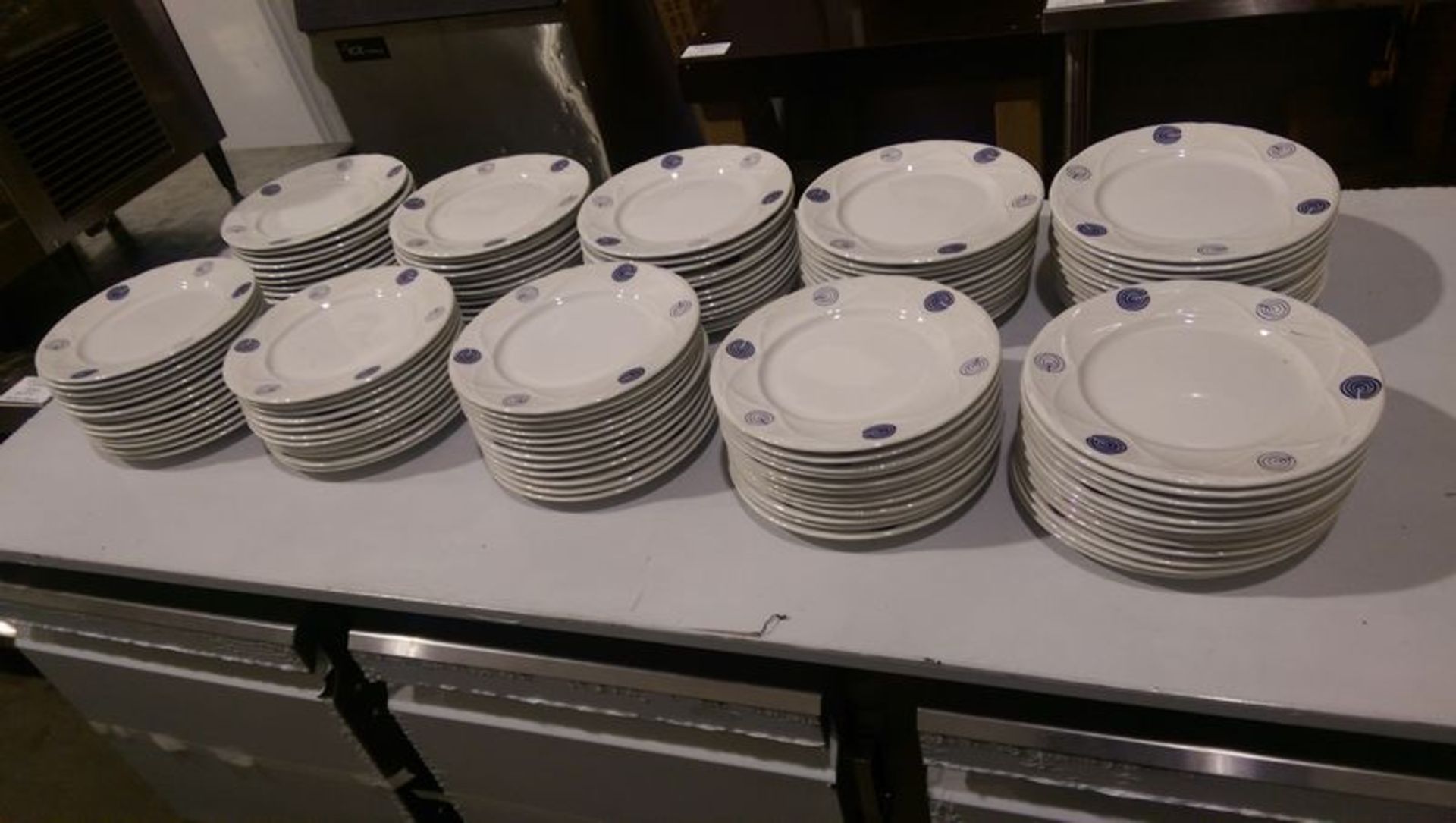120 New 10.5" Plates in Boxes