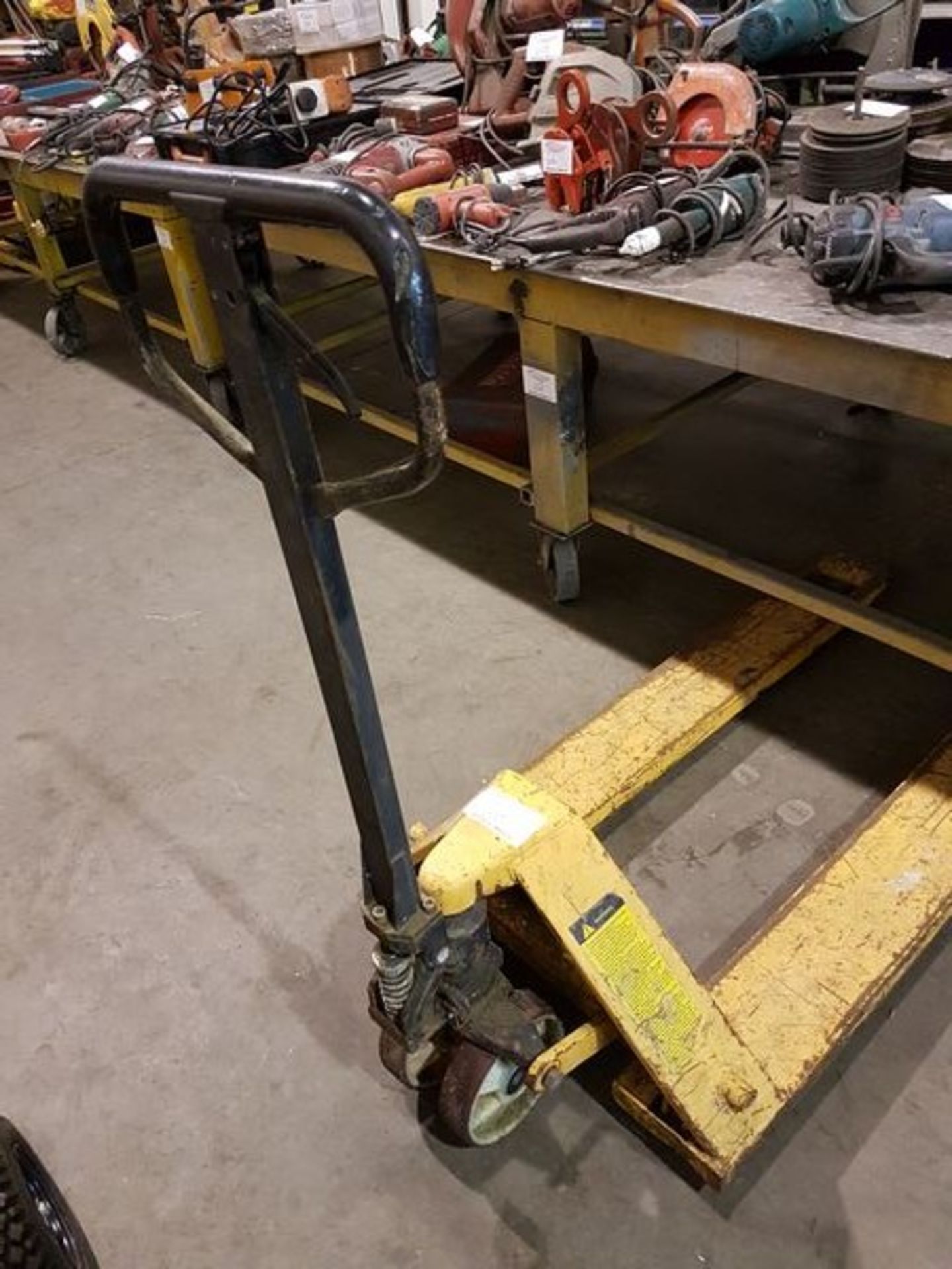 Yellow Pallet Jack