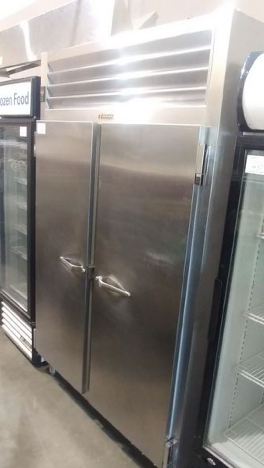 Traulson 2 Door Top Mount Stainless Steel Refrigerator