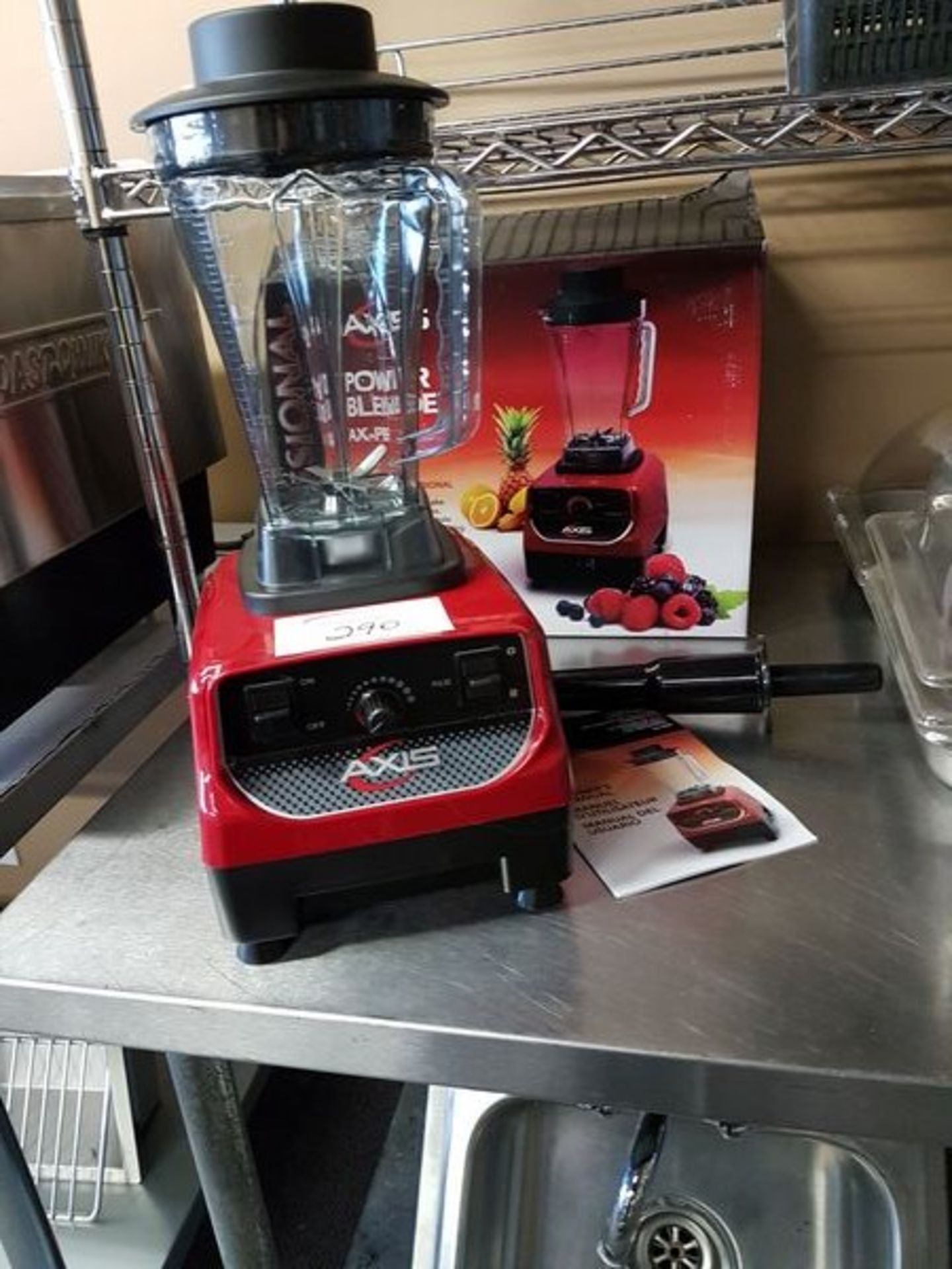 Unused Axis Blender with Box and Instruction Manual