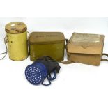 A WWII English issue child's respirator in card box, marked for Wallasey Borough,