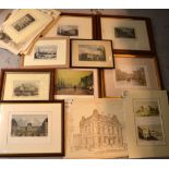 A large quantity of engraving and prints, many relating to Liverpool to include Goree Warehouse,