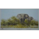 After DAVID SHEPHERD; a signed limited edition print, 'In the Masai Mara', no.