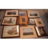 A quantity of original artworks and prints to include examples in pastel.