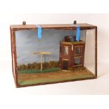 A late 19th/early 20th century shadow box/display case,