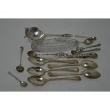 An Elizabeth II hallmarked silver sifting spoon, Viner's Ltd, Sheffield 1959,