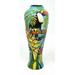 A Moorcroft baluster vase,