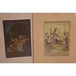 A Mughal style painting, unsigned, 23 x 16cm,