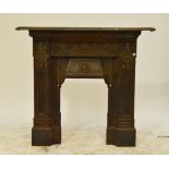 A Victorian cast iron fire surround, possibly by Jekyll,