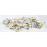 A quantity of Mason's Ironstone "Regency" pattern tea and dinner ware including eight dinner plates,