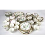 A matched porcelain dinner ware by John Maddock and Sons, T Heywood and Co and Lord Nelson Pottery,