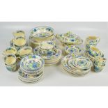 A large quantity of Mason's Ironstone "Regency" pattern tea and dinner ware comprising seven dinner