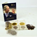 A collection of post-1947 British coinage comprising predominantly various commemorative coins and