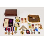 A collection of various Masonic jewels and medals to include Manor Lodge no.