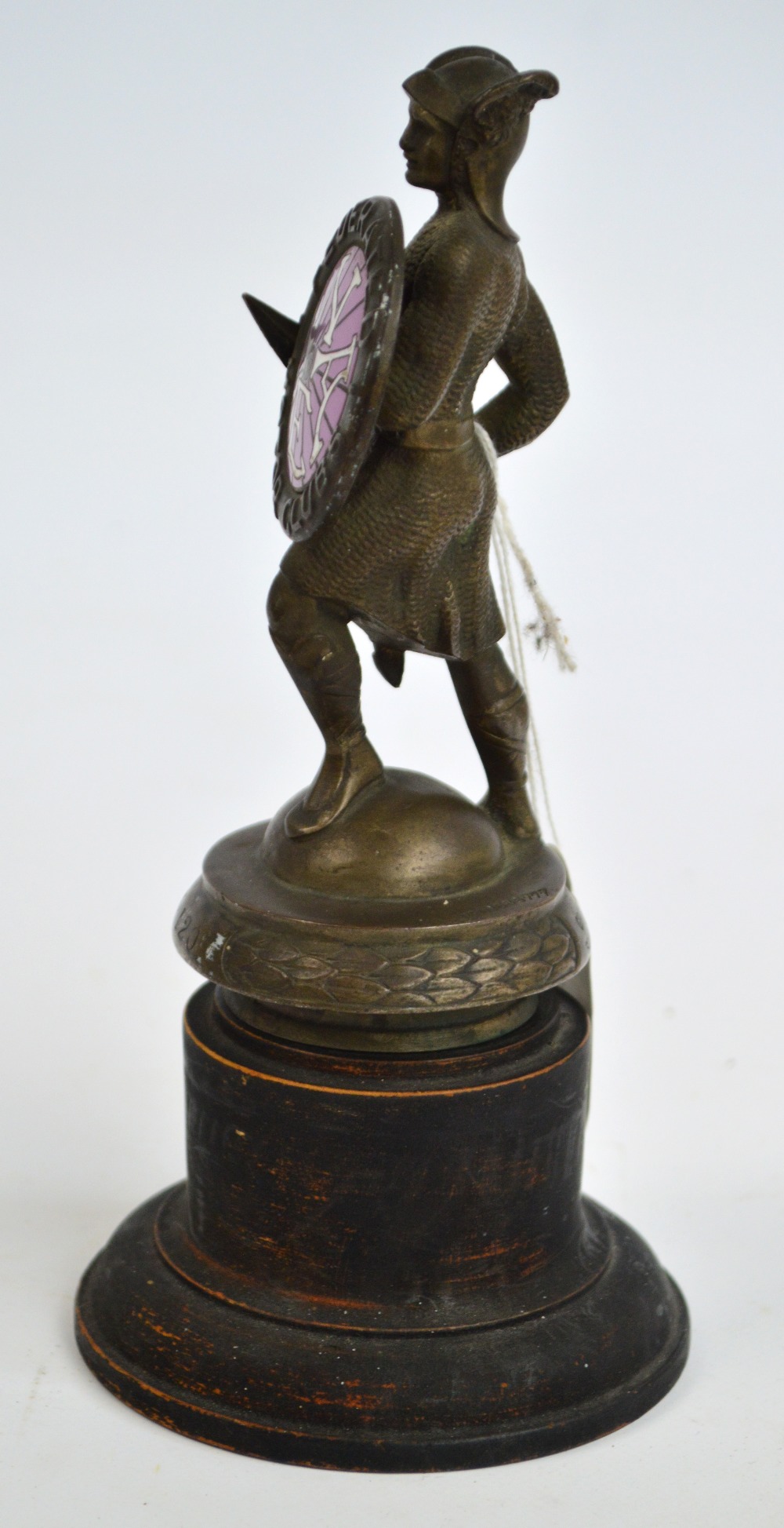 A rare early 1920s North Eastern Automobile Association "Guardian" car mascot, - Image 3 of 6