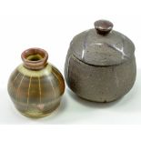 JANET LEACH (1918-1997) for Leach Pottery; a small stoneware jar and cover,