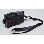 LEICA; a 1980s M4-P with additional grip, 623314 body only, in working condition.