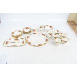 A quantity of Royal Albert 'Old Country Roses' porcelain ware, comprising five cups, six saucers,