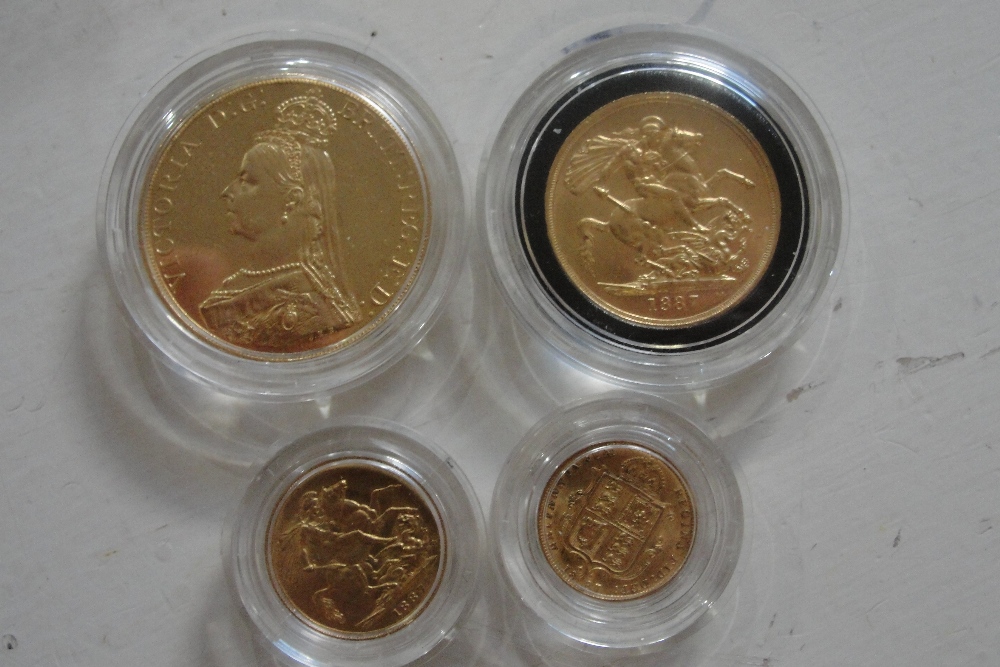 A cased 1887-2002 'The Golden Jubilee Gold Collection' eight gold coin proof set, - Image 2 of 2