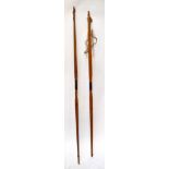 A Lindop long bow and a further Jaques "Black Mamba" example (2).