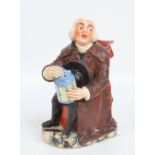 An early 19th century Staffordshire figure 'The Night Watchman, bearing J.