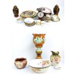 A quantity of ceramics to include early 20th century tea cups and saucers,