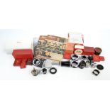 LEICA; a collection of Leitz accessories, mainly boxed, including filters, Imarect Finder, etc.