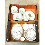 A quantity of Portmeirion Botanic Garden dinner and teaware, comprising eight dinner plates,