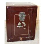 A G & W Paragon safe of small proportions, width 50cm.