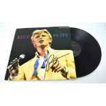 A signed record; 'Golden Years', signed in marker to the sleeve by David Bowie (sleeve af).