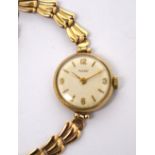 A 9ct yellow gold Roatry ladies' wristwatch,