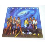 A signed record; 'Victory' by the Jackson 5,