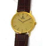 Universal Geneve; an 18ct gold gentlemen's wristwatch,