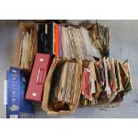 A large quantity of vinyl LPs to include military band music,