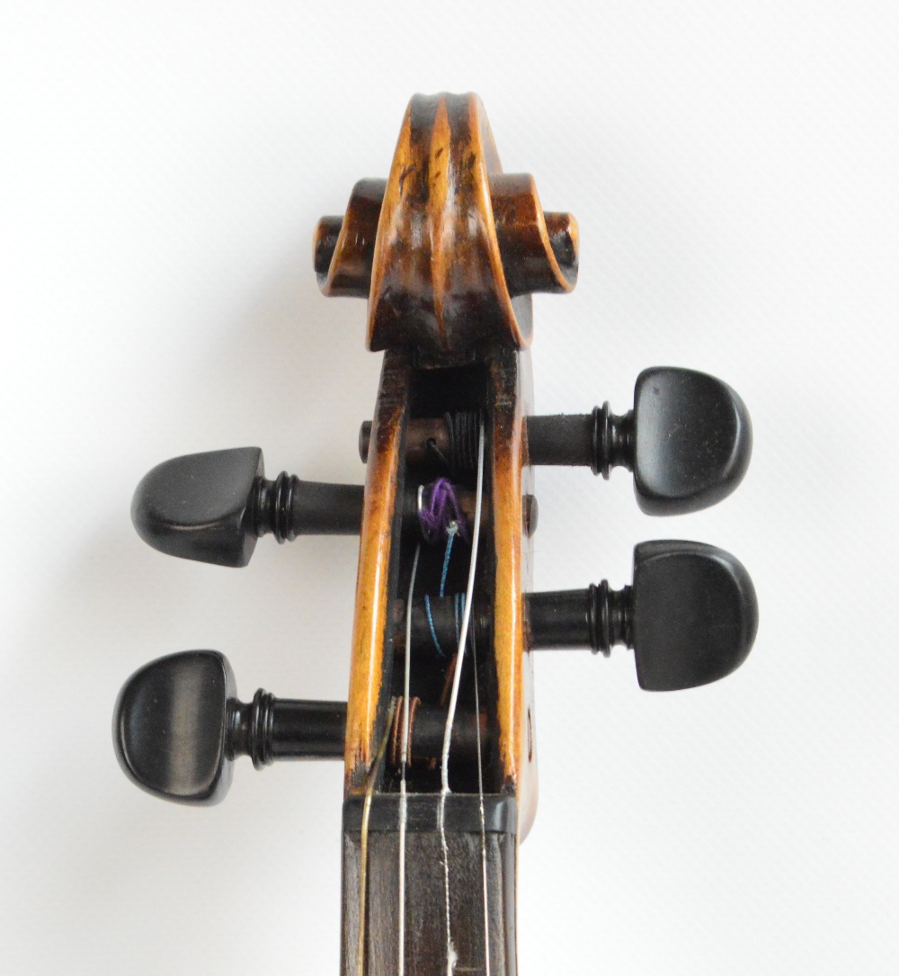 A full size violin, copy of a Richard Duke, with label 'Richard Duke, - Image 5 of 5