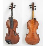 A full size English violin by A Victor Holdsworth, Otley, 1938, no.