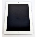 An Apple iPad, model A1458, with power adapter. CONDITION REPORT: Sold as seen.