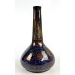 A Pilkington's Royal Lancastrian lustre bottle vase by William S Mycock,