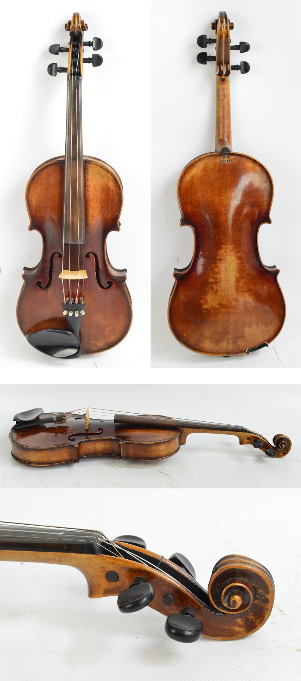 A full size violin, copy of a Richard Duke, with label 'Richard Duke,