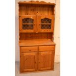 A modern pine kitchen dresser.