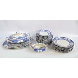 Royal Doulton 'Madele' pattern dinner ware including graduated oval platters, a tureen with cover,