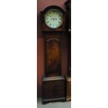 A 19th century mahogany longcase clock,